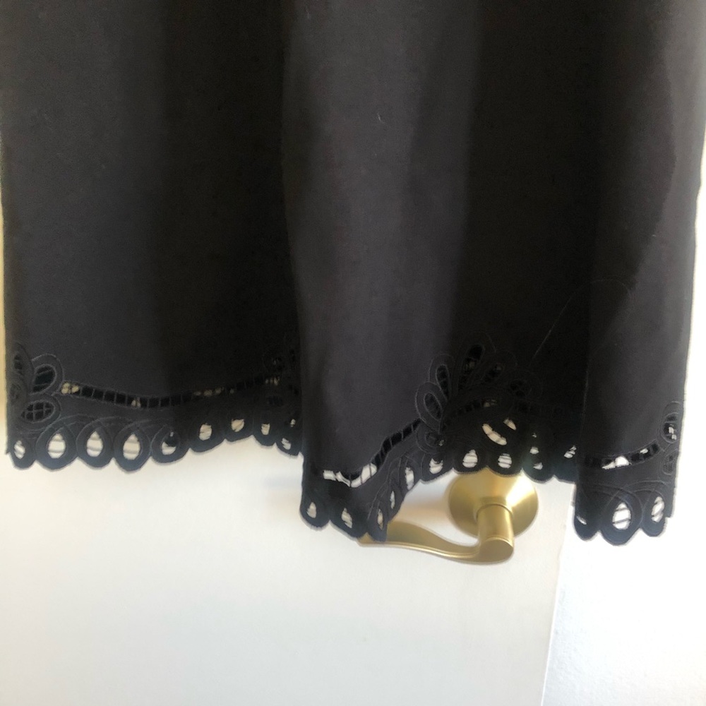Ted Baker Verony Embroidered Skater Dress in Black - Picture 14 of 16